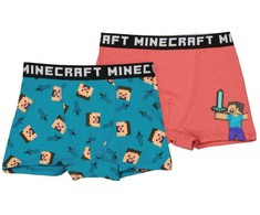 „Minecraft“ vaikiški bokseršortai, 2 vnt. pakuotėje, 6 metai