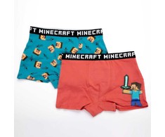 „Minecraft“ vaikiški bokseršortai, 2 vnt. pakuotėje, 6 metai