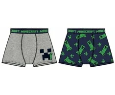 „Minecraft“ vaikiški bokseršortai, 2 vnt. pakuotėje, 9 metai