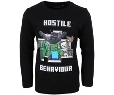 Minecraft vaikiški ilgomis rankovėmis marškinėliai, 8 metų vaikams