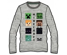 Minecraft vaikiški marškinėliai ilgomis rankovėmis, 10 metų