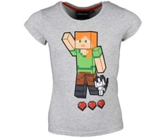 „Minecraft“ vaikiški trumpi marškinėliai, 5 metų vaikams