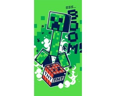 "Minecraft Boom" rankšluostis 70x140 cm