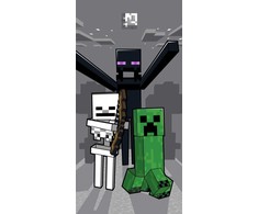 Minecraft vonios rankšluostis, paplūdimio rankšluostis Mob Attack 70*140cm