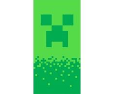 Minecraft vonios rankšluostis, paplūdimio rankšluostis Digital Creeper 70*140cm