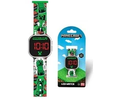 Minecraft LED Laikrodis