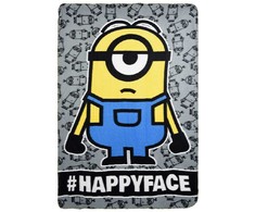 Minions Happy Face poliarinė antklodė 100x150 cm