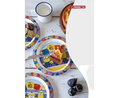 Minions pietų rinkinys, mikroplastiko rinkinys su puodeliu 350 ml