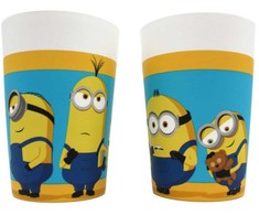 Minions The Rise of Gru plastikinių puodelių 2 dalių rinkinys 230 ml