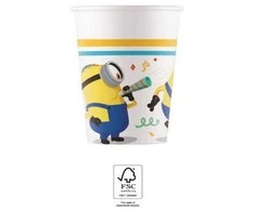 GoDan Popieriaus puodeliai Minionki 200 ml 8 vienetų Godan