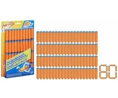 Hasbro NERF N1 Foam Bullets - Set of 80 Darts Length 6cm ZA6189