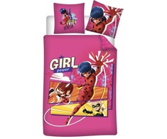 „Miraculous Ladybug Power“ patalynės komplektas 140–200 cm, 65–65 cm