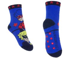 „Miraculous Ladybug Stars“ vaikiškos storos neslystančios kojinės 27/30