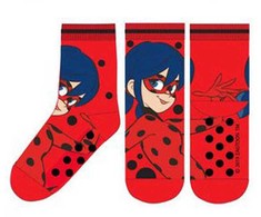 „Miraculous Ladybug Stars“ vaikiškos storos neslystančios kojinės 31/34
