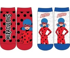„Miraculous Ladybug“ vaikiškos nematomos kojinės 23-34