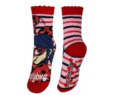 „Miraculous Ladybug“ vaikiškos storos neslystančios kojinės 31/34