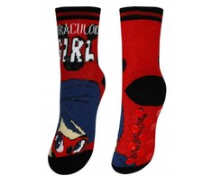 „Miraculous Ladybug“ vaikiškos storos neslystančios kojinės 31/34