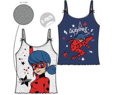 „Miraculous Ladybug“ vaikiškų palaidinių be rankovių komplektas, 2 dalys, 134/140 cm