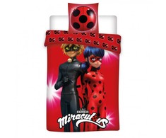 „Miraculous Ladybug Yo-Yo Power“ patalynės komplektas, 140–200 cm, 63–63 cm, mikropluoštas