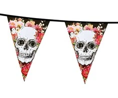 Boland Party Partners B.V. Boland Banner Dia de los muertos - 6 m - 1 vnt