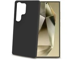 Dėklas Celly Cromo Soft rubber case Galaxy S25 Ultra Svart