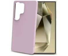 Dėklas Celly Cromo Soft rubber case Galaxy S25 Ultra Rosa