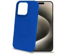 Dėklas Celly Cromomag Magnetic Soft rubber case MagSafe iPhone 16 Pro Blå
