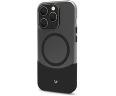 Dėklas Celly Magdual MagSafe-kompatibelt skal iPhone 16 Svart + Transparent