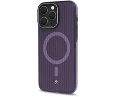 Dėklas Celly Magsuit MagSafe-kompatibelt skal iPhone 16 semi-transparent Lila