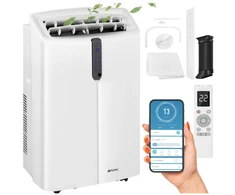 Mobilus oro kondicionierius 12000 BTU WiFi 4 viename su šildymu ir sausinimu