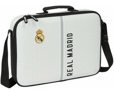 Safta Mokyklinė kuprinė Real Madrid C.F. Balta Pilka 38 x 28 x 6 cm