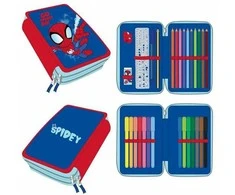Mokyklinis dėklas Spidey Mėlyna 12,5 x 19,5 x 4,5 cm
