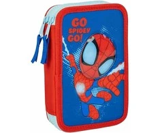 Mokyklinis dėklas Spidey Mėlyna 12,5 x 19,5 x 4,5 cm