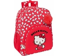 Safta Mokyklinis krepšys Hello Kitty Iconic Balta Raudona 33 x 42 x 14 cm