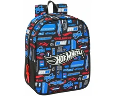 Safta Mokyklinis krepšys Hot Wheels Spalvotas 22 x 27 x 10 cm