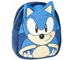 Sonic The Hedgehog Ežiuko Soniko pliušinė kuprinė, 22 cm