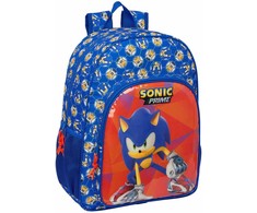 Mokyklinis krepšys Sonic Prime Mėlyna 33 x 42 x 14 cm