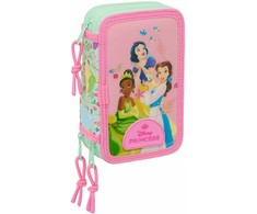 Mokyklinė trūsa - SAFTA - Disney princesės Bloom - 37 priemonės komplekte - Daugiakampis - Vaikams nuo 5 iki 14 metų