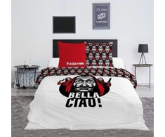„Money Heist Ciao“ dvigulė antklodės užvalkalas 200–200 cm, 65 x 65 cm