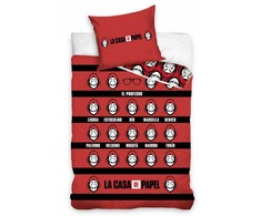 „Money Heist“ patalynės komplektas 140–200 cm, 70–90 cm