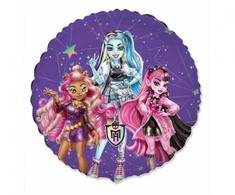 Monster High bauginančios žvaigždės folijos balionas 46 cm (WP)