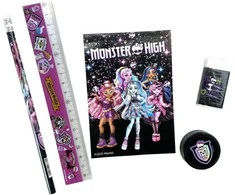„Monster High Crew“ kanceliarinių prekių rinkinys, 5 vnt.