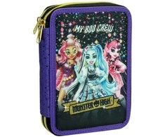 Monster High Crew užpildytas dviejų lygių pieštukų dėklas