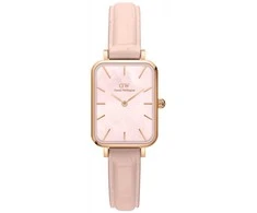 Moteriškas laikrodis DANIEL WELLINGTON Quadro Pressed Melrose Pearl 20mm DW00100508 + BOX (zw521a)