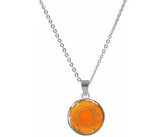 Moteriškas pakabukas CO88 Collection 8CN-26005 Oranžinė