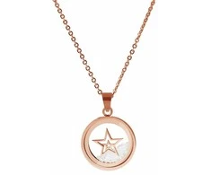 Moteriškas pakabukas CO88 Collection 8CN-26010 Rožinio aukso