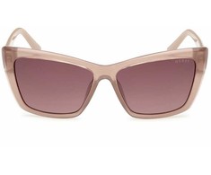 Akiniai GUESS GU00098-5557F. Akiniai przeciwsłoneczne, Kolor smėlio spalva. Kobieta.