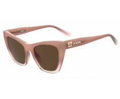 Akiniai LOVE MOSCHINO MOL070-S-FWM. Akiniai przeciwsłoneczne, Kolor rožinė. Kobieta.