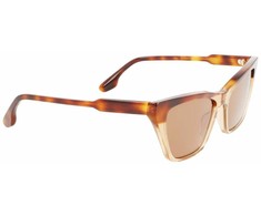 Akiniai VICTORIA BECKHAM VB638S-218. Akiniai przeciwsłoneczne, Kolor ruda havana. Kobieta.