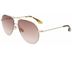 Akiniai VICTORIA BECKHAM VB213S-725. Akiniai przeciwsłoneczne, Kolor auksinė. Kobieta.